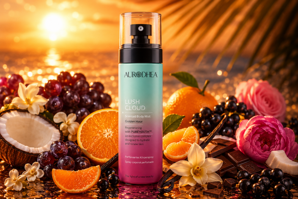 LUSH CLOUD Golden Hour - Parfümiertes Körperspray 100 mL | Mit dem exklusiven Komplex PUREYOUTH™