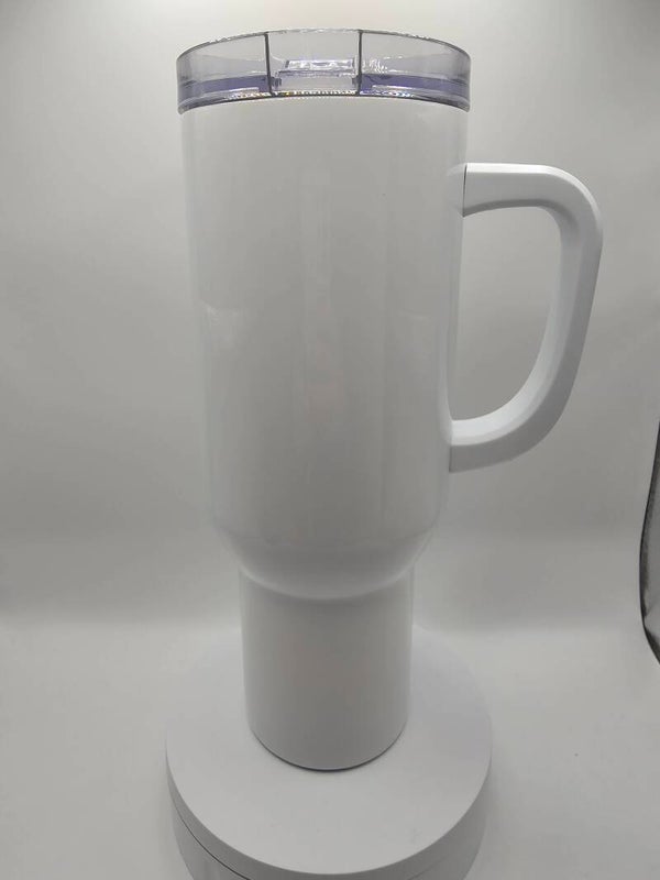 40oz Stainless steel insulated extra cup with screw top and handle