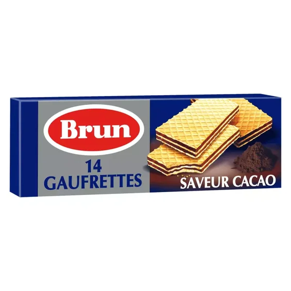 BRUN Waffeln saveur cacao / 2 Stück /
