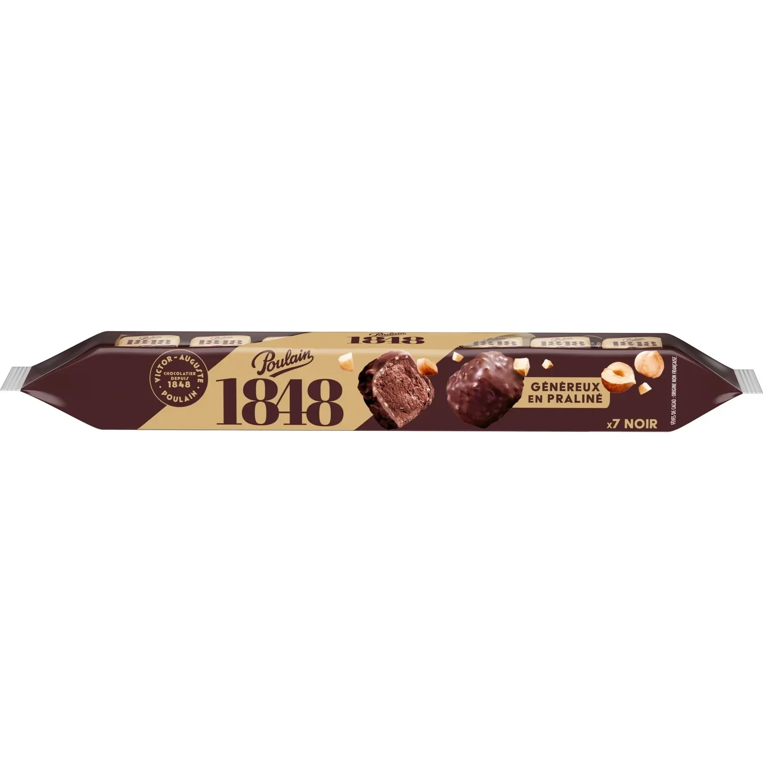 POULAIN Rocher – Milchschokolade mit Haselnuss-Praliné – 2 Stück 224 g