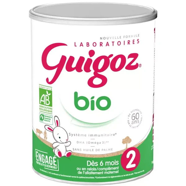 GUIGOZ Bio-Babymilchpulver 800 g, 2. Lebensjahr