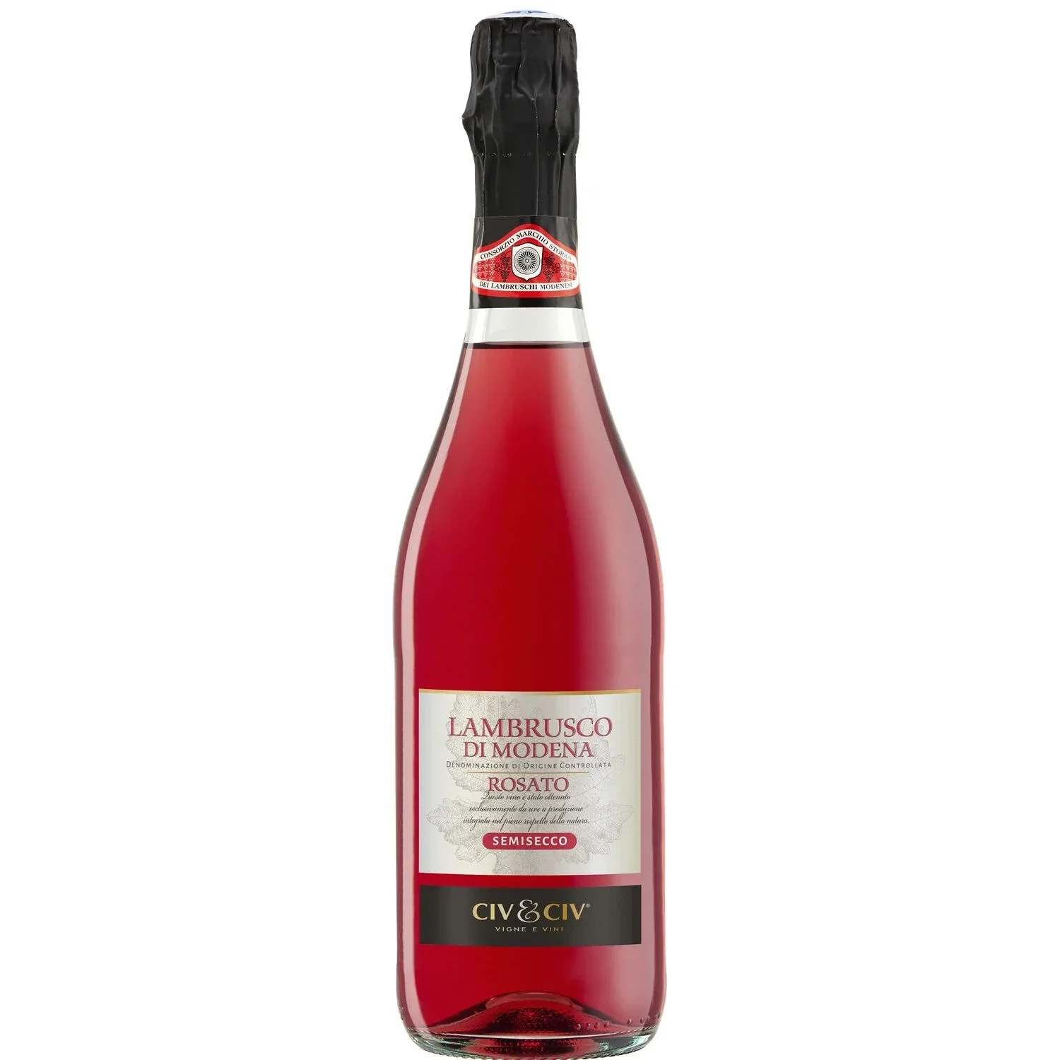 Lambrusco di Modena DOC Rosé Demi-Sec  750 ml - 2 Stück