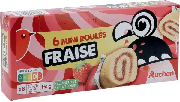 Fraise mini Roules / 2 Stück / 150 g