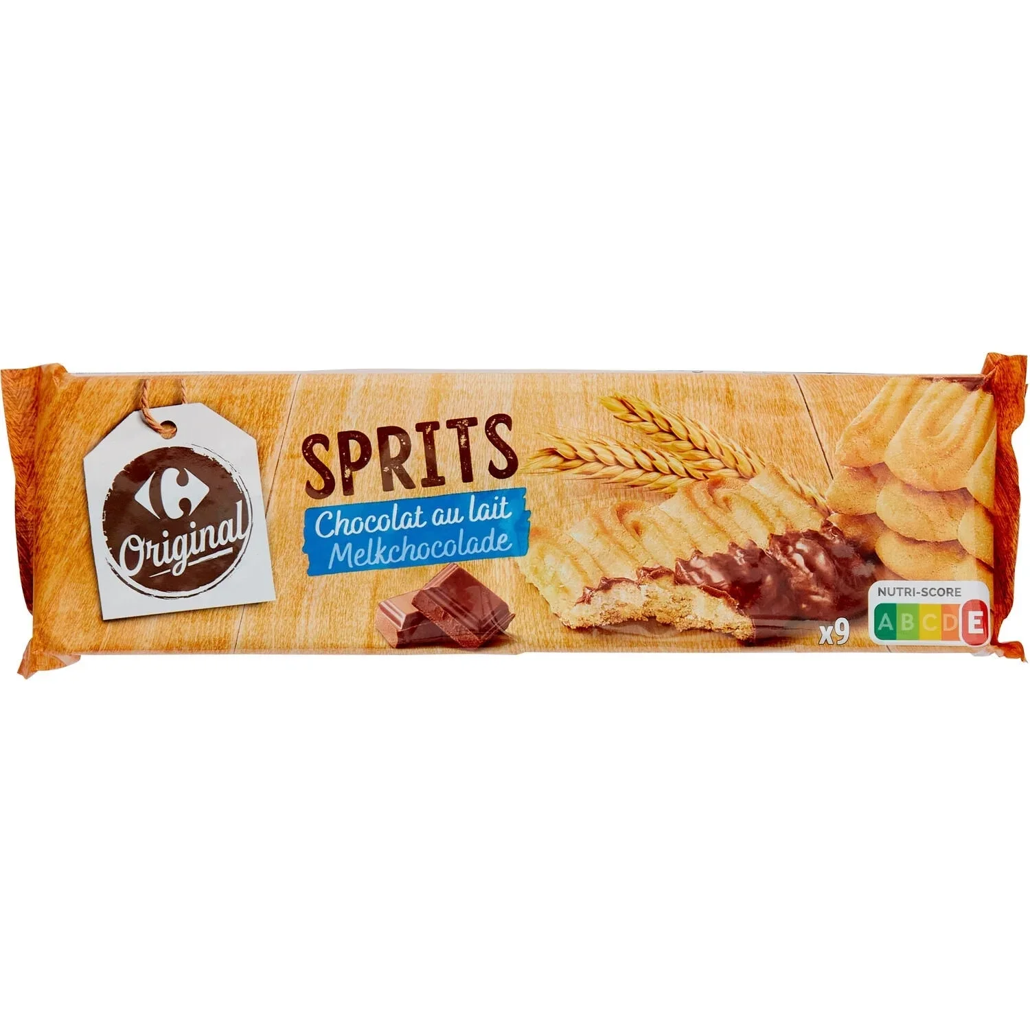 Biscuits Sprits  mit Milchschokolade – 150 g  2 Stück