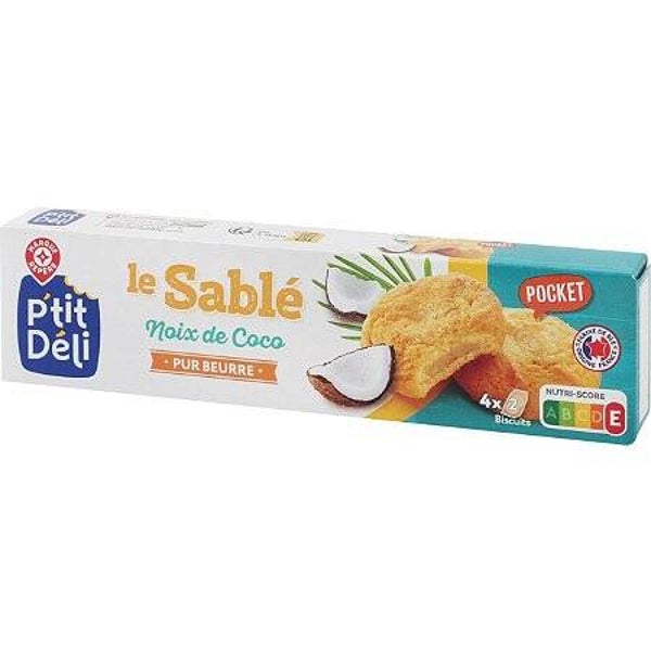 P'tit Deli le Sable noix de Coco / 2 Stück /