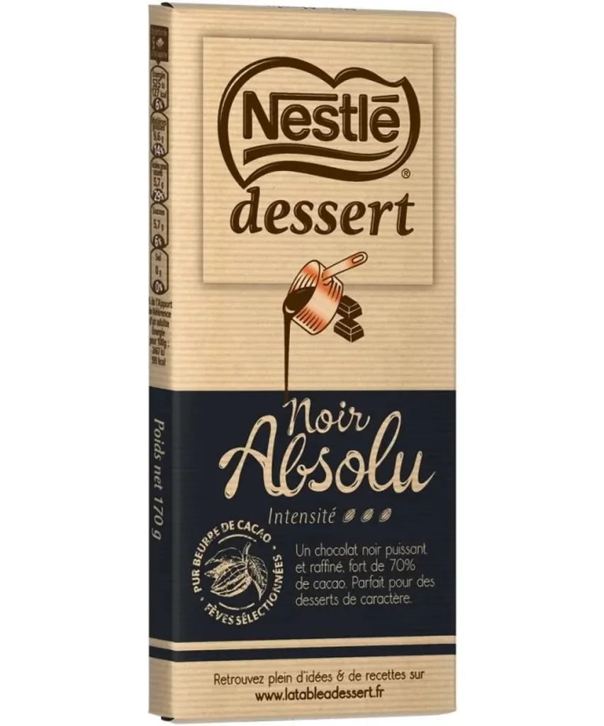 Dessert Noir Absolu Intensite/ 2 Stück/ 170 g