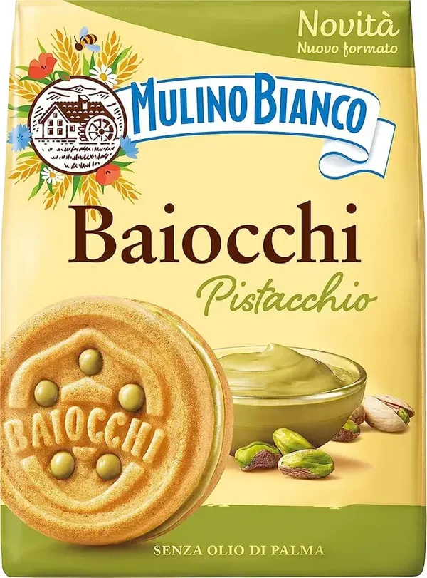 MULINO BIANCO Baiocchi - Kekse mit Pistazienfüllun (3 x St)
