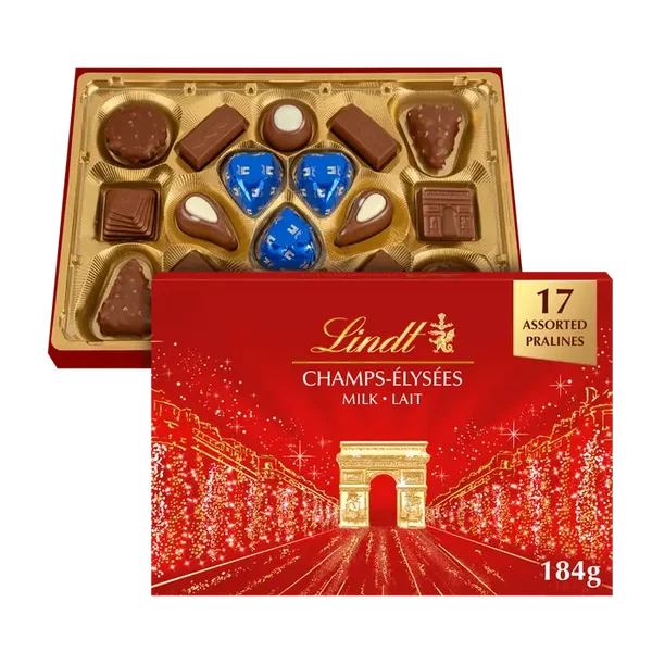 LINDT Champs-Élysées – Milchschokolade Mix, 184 g