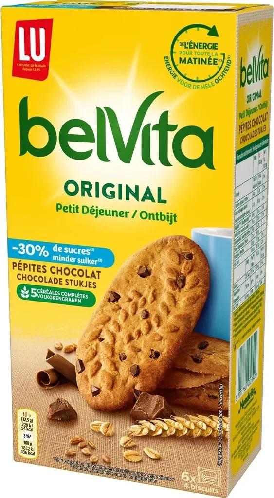 Belvita mit Schokolade – 30 % weniger Zucker /2 Stück /