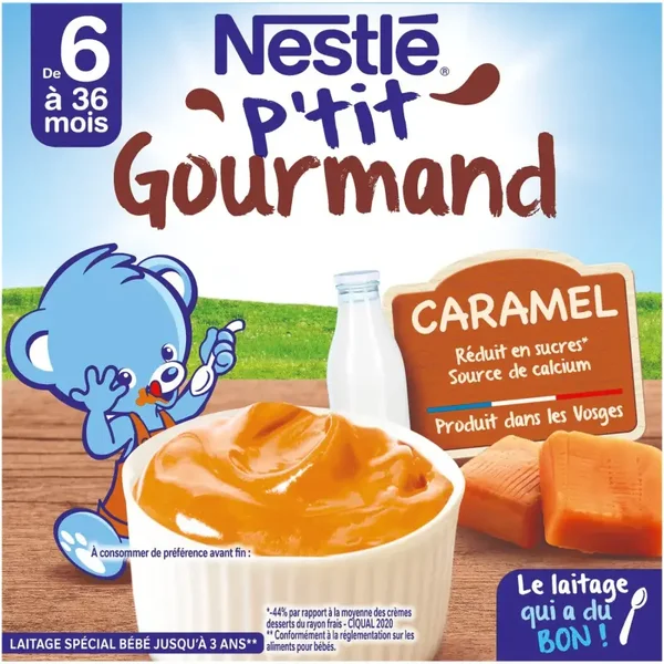 NESTLE P'tit Gourmand Karamel ab 6 Monaten Karamell (3 x St)