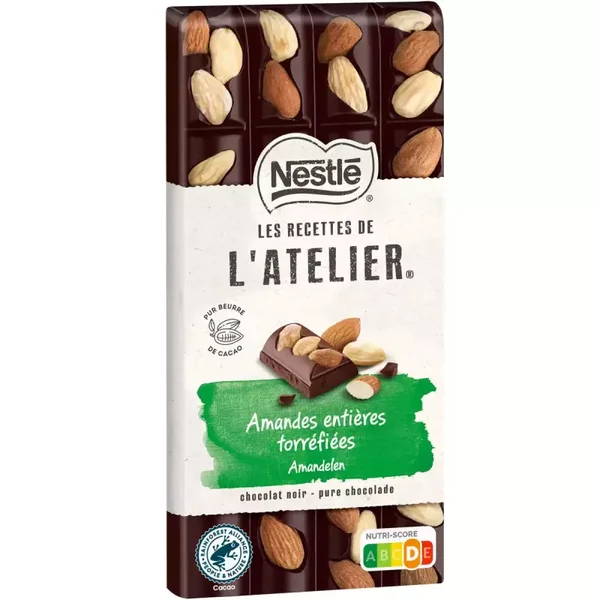 L' Atellier Amandes Entières Torréfiées/2 Srück/  170 g