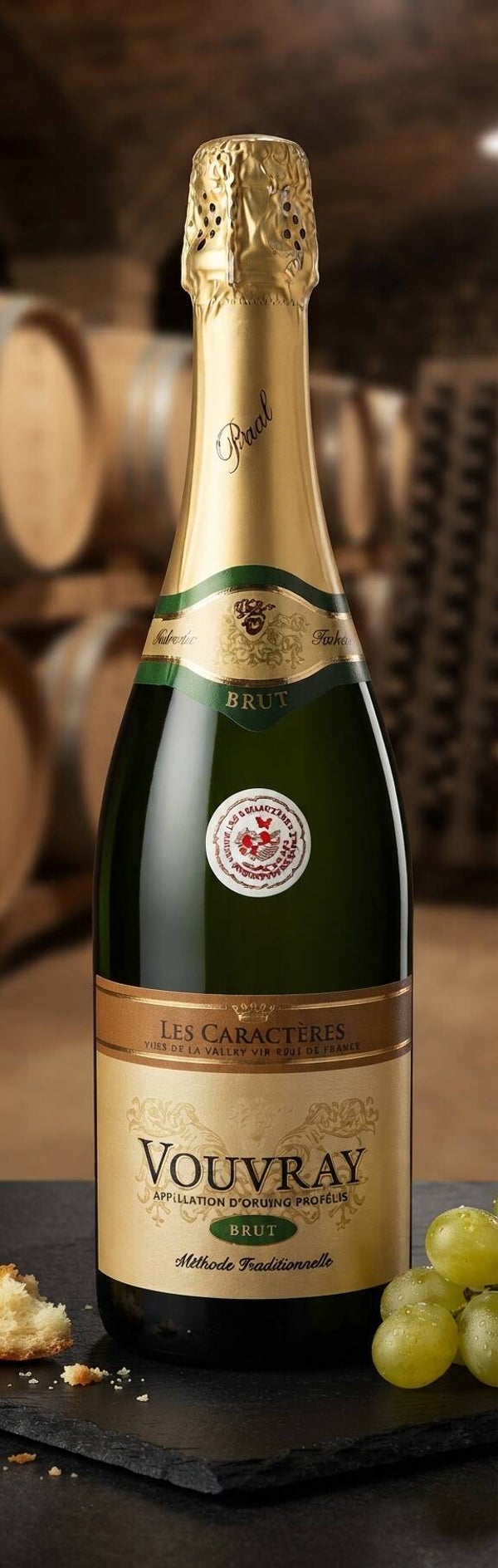 Vouvray Brut AOP - LES CARACTERES 750 ml (+18)