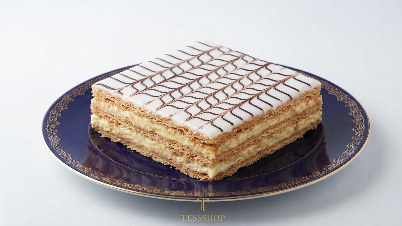 Napoleon Mille-Feuille – Französisches Schichtdessert für 6 Personen