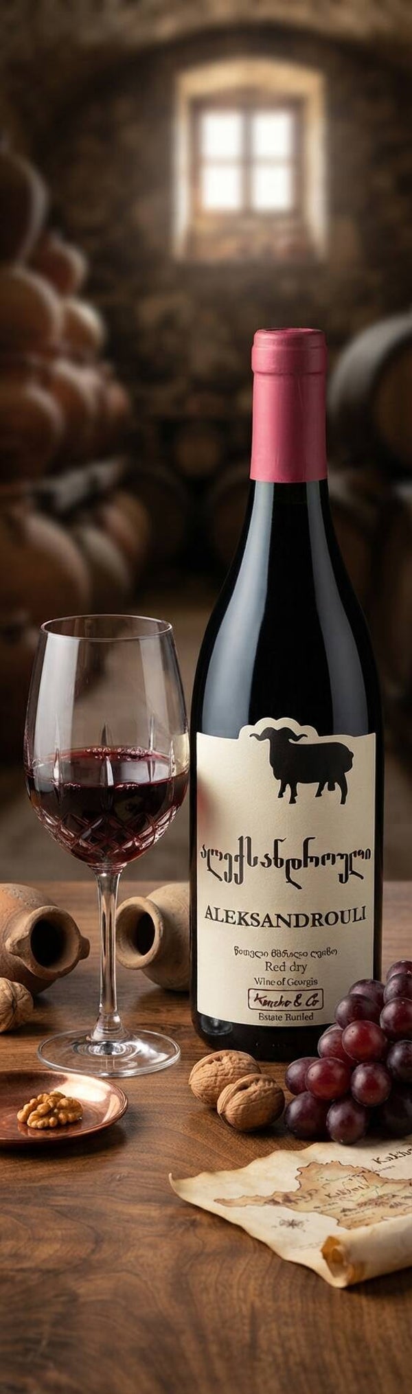 Rotwein ,, Aleksandruli " Koncho 2020 (+18)