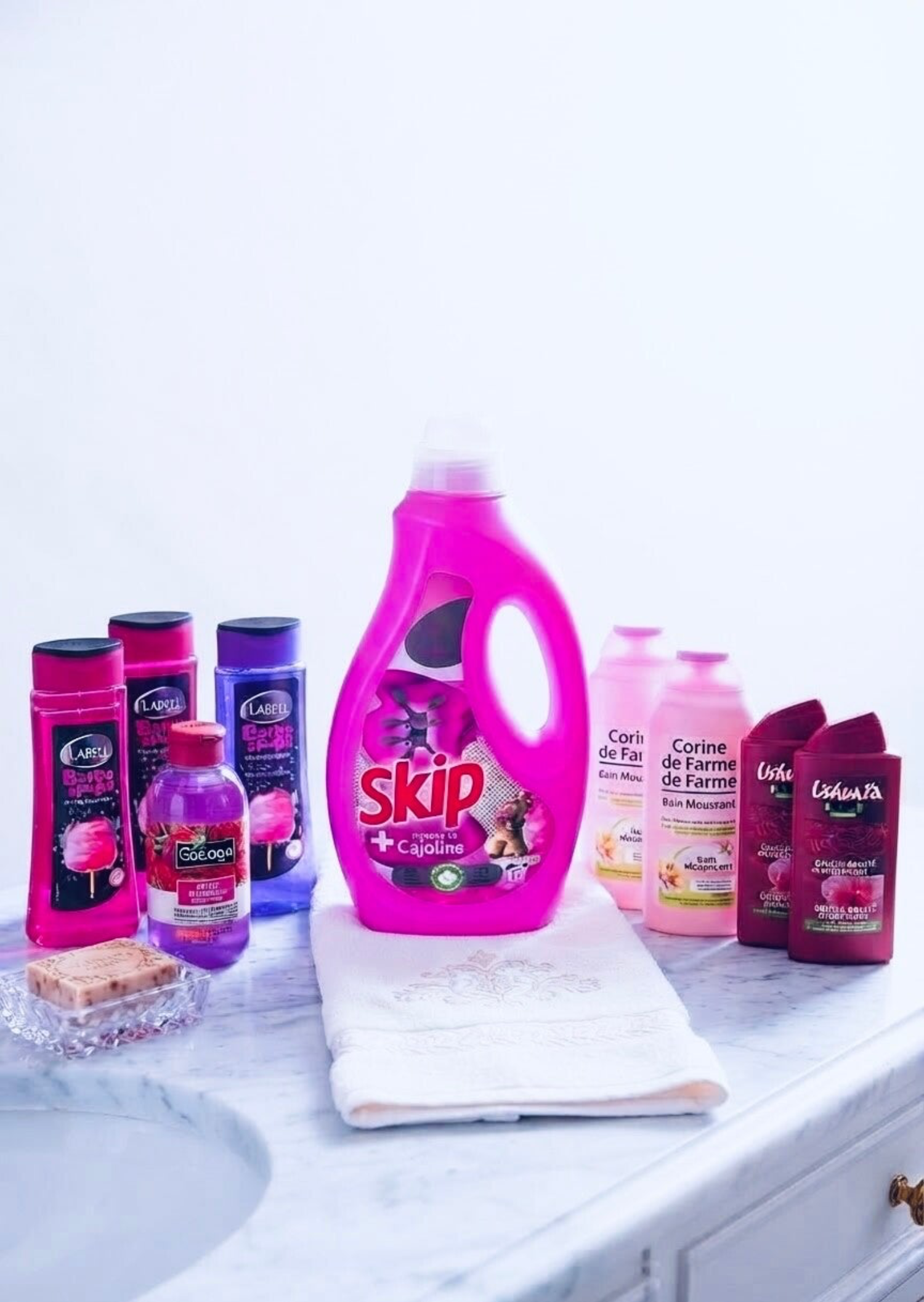 Pink Luxus-Bade- & Wellness-Set