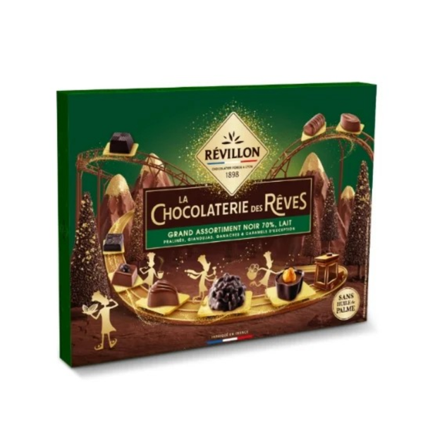 Weihnachtskalender Papillotes Revillon Schokolade, 400 g