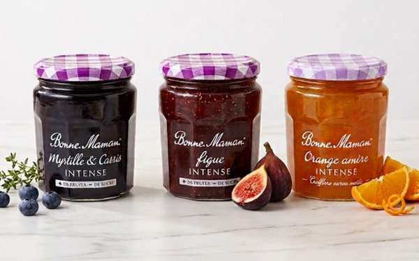 Bonne Maman Intense Set (3 x 335 g) – Orange amère, Myrtille & Cassis, Figue