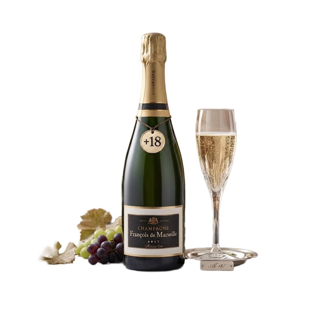 Champagne François de Marseille – Premier Cru Brut (+18)