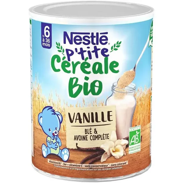 BIO NATURNES NESTLÉ Vanille-Müsli ab 6 Monaten 240 g 🍯🌾 (3 x St)