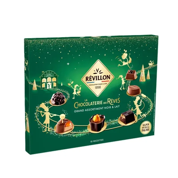 Revillon Chocolaterie des Rêves – Feine Schokoladenauswahl 400 g