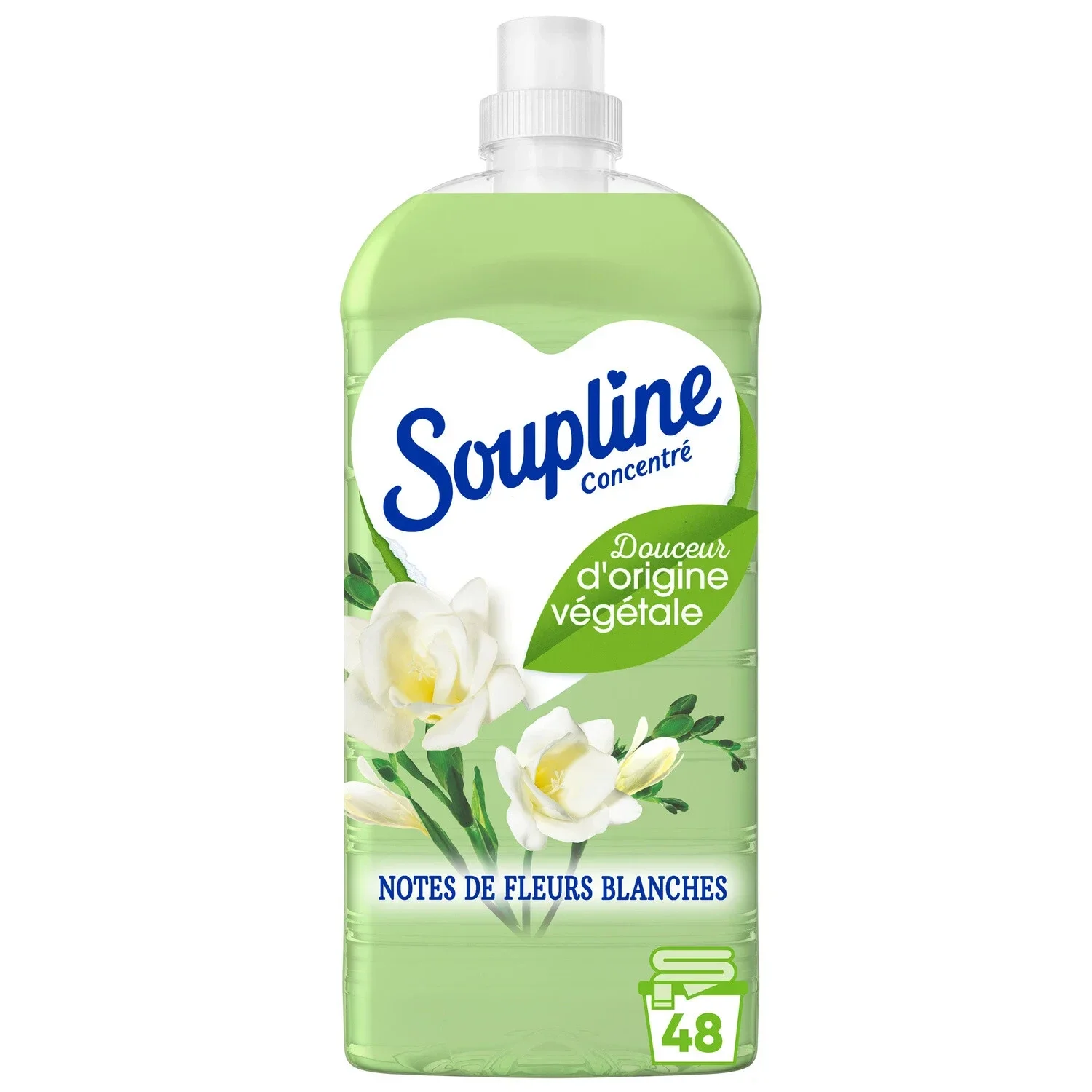 Soupline Notes Fleurs Blanches 1,2 l