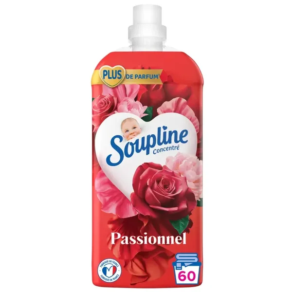 Ultra Emotion Rose von Soupline-Weichspüler, 1,28 L (Mindestbestellung 2 Stück)