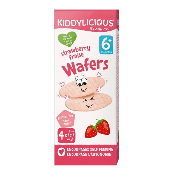 KIDDYLICIOUS Erdbeerwaffeln ab 6 Monaten  (3 x St) 🍓🧇