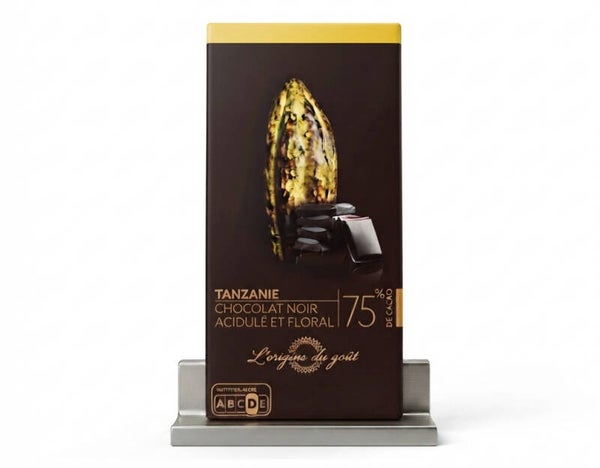 2x L'Origine du Goût Tanzanie – Edle Zartbitterschokolade 75% Kakao (2 Stück à 85 g)