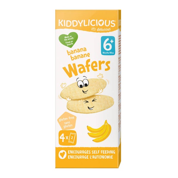 KIDDYLICIOUS Bananenwaffeln ab 6 Monaten 16 g 🍌🧇 (3 x St)