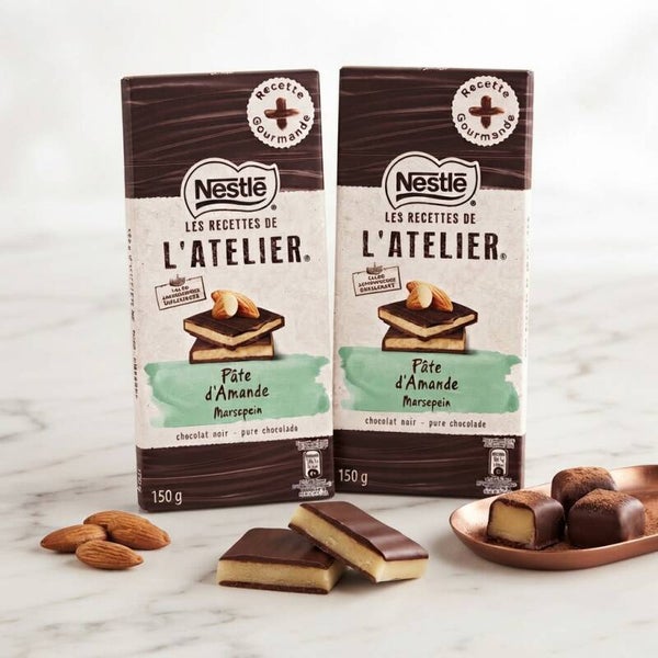 2x Nestlé Les Recettes de L'Atelier – Pâte d'Amandes / Edles Marzipan (2 Stück à 150 g)