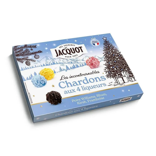 Pralinendisteln mit 4 Jacquot-Likören - 300 g