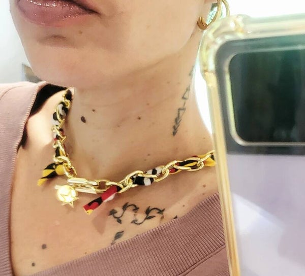 Collier wax et maillons