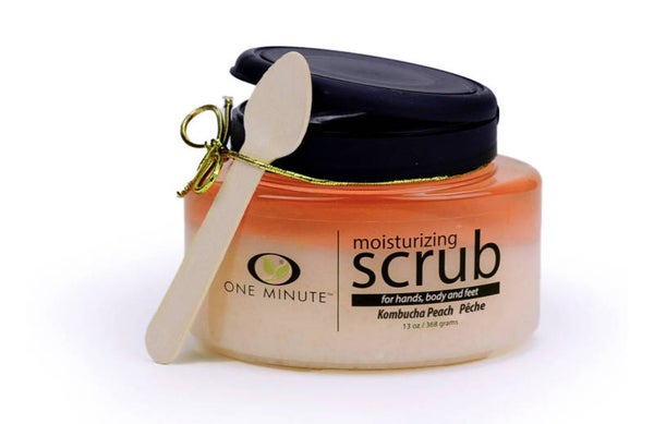 One Minute Manicure /Kombucha Peach Scrub