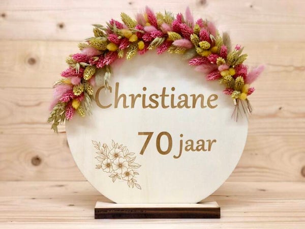 Flowerhoop 30 cm ( volle plaat )