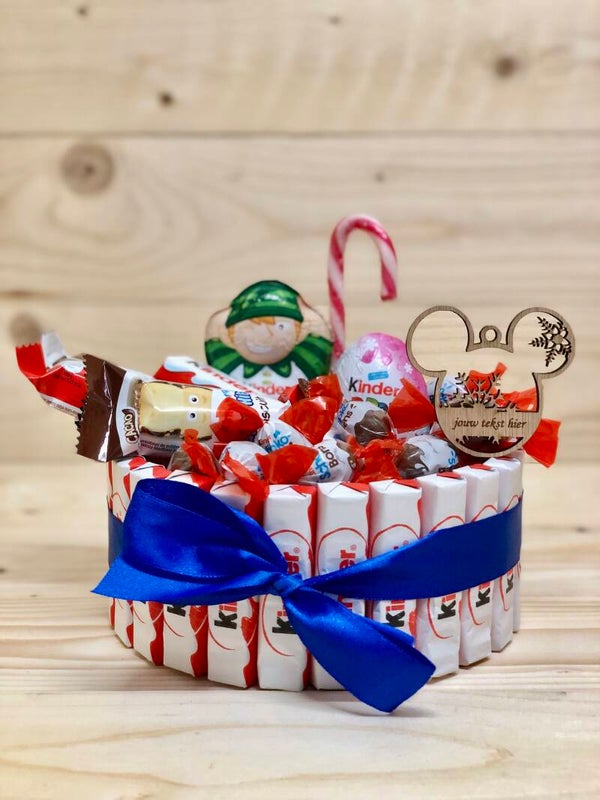 Kerst Kinderchocolade Taart Groot