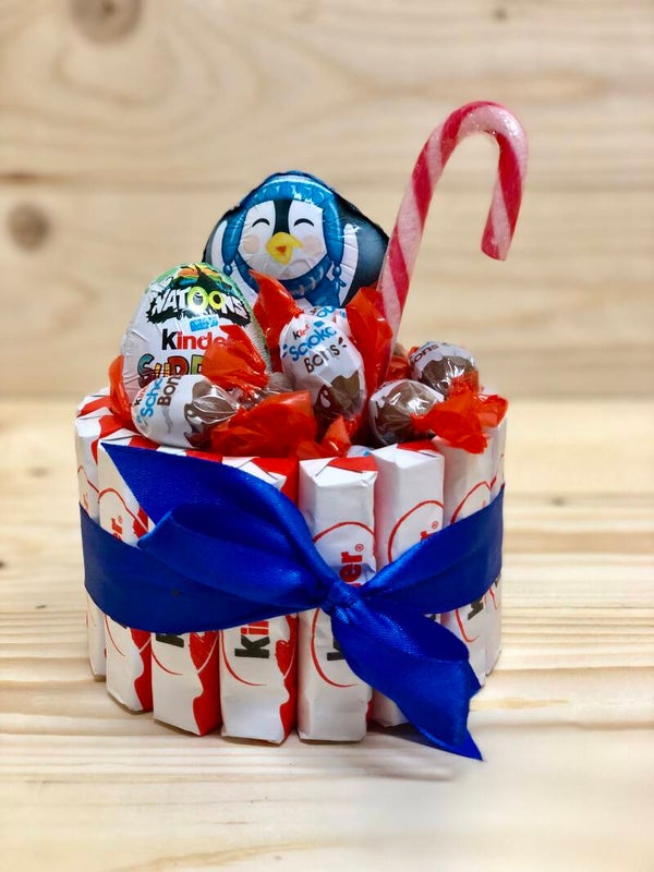 Kerst Kinderchocolade Taart Klein