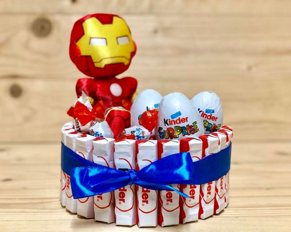 Iron Man Kinderchocolade Taart