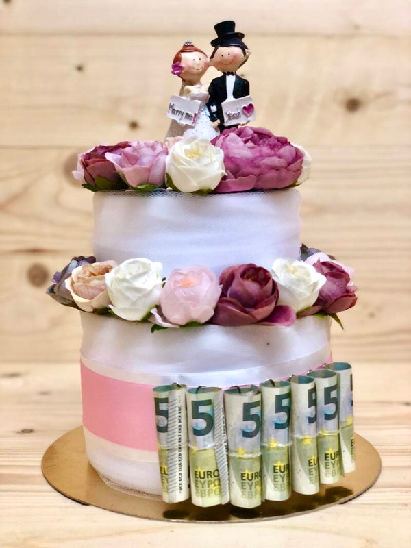 Geldtaart Huwelijk ( 2 etages )