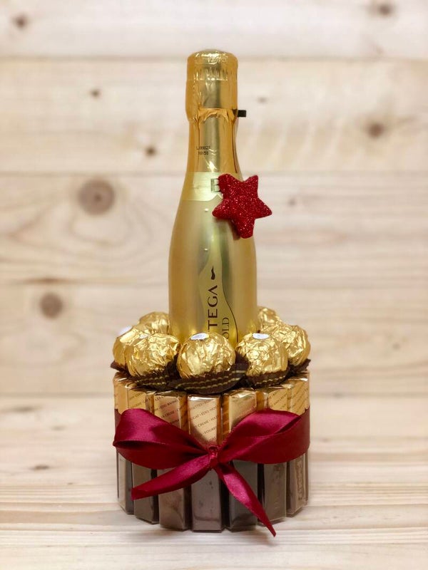 Merci Taart Cava Goud 1