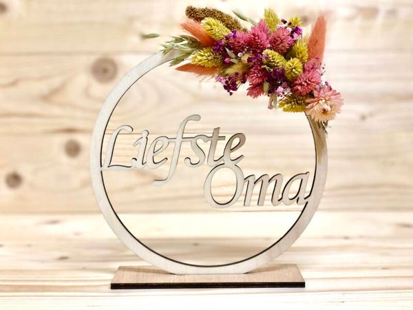 Liefste Oma FlowerHoop