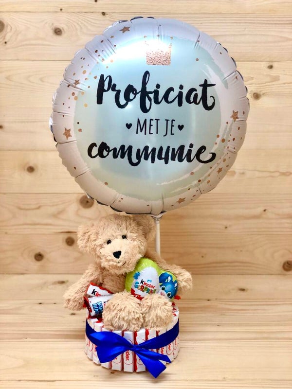 Communie Kinderchocolade Taart ( Jongen )