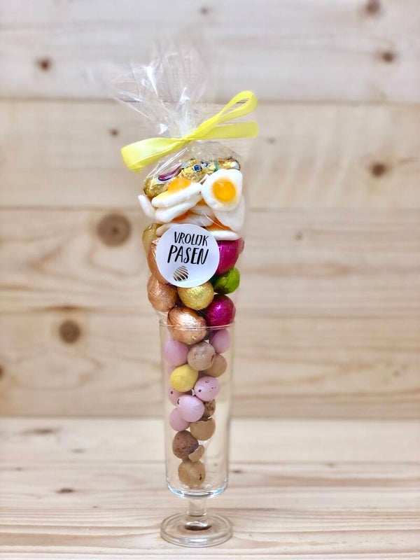 Paas Snoepzakje + ei snoepjes ( 200 gr )