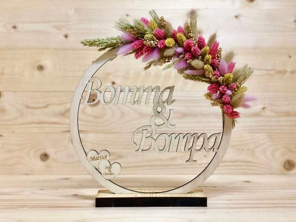 Flowerhoop Oma&Opa + hartjes