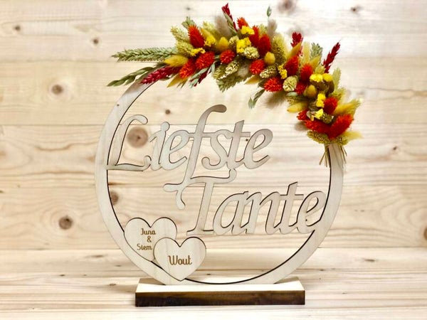 Flowerhoop Liefste Tante