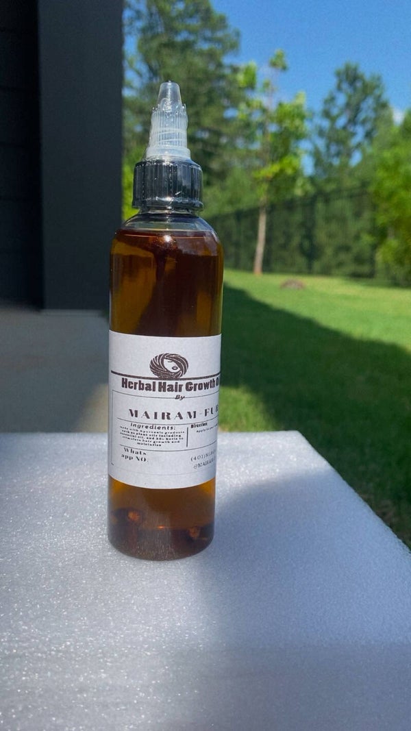 Herbal infused hair growth oil