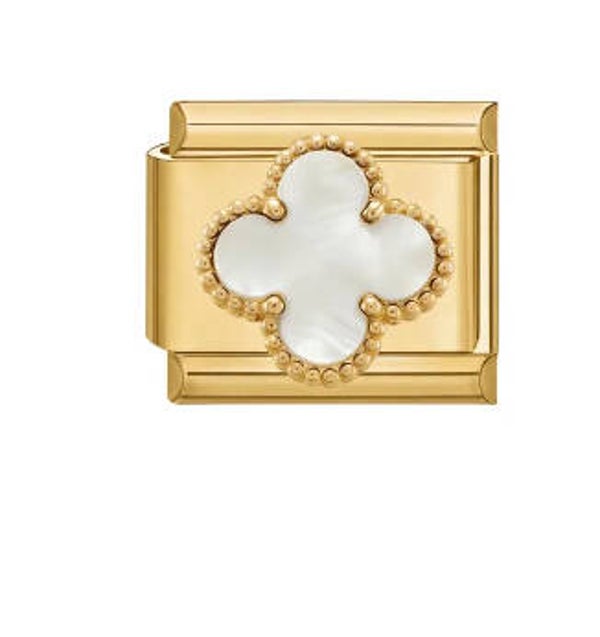 Stainless steel gold clove charm