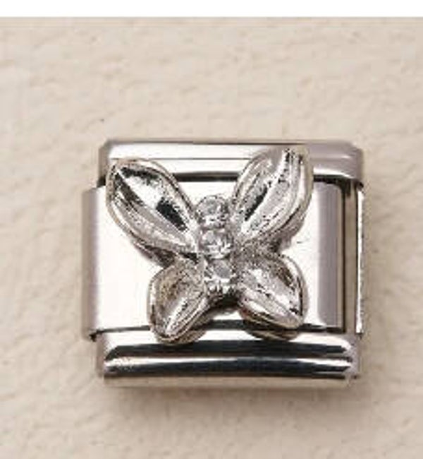 Stainless steel silver charm