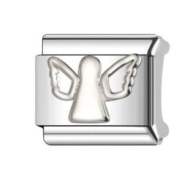 Silver angel charm