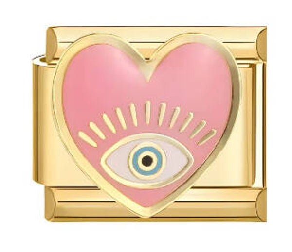 Gold eye charm