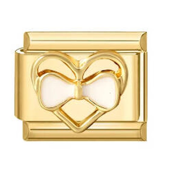 Gold heart charm